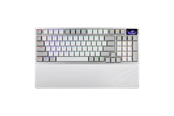 Tastatur - ASUS ROG Azoth 96 HE - Gamingtastatur - Nordisk - Hvit - 90MP040H-BKNA30