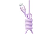 USB - Joyroom S-A59 Vibrant Series 3A USB-A - USB-C Cable 1.2m - Purple - S-A59 A-C 3A 1.2m purple