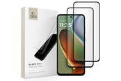 Mobil - Beskyttelsesglass - Tech-Protect Glass Fit+ 2-Pack Tempered Glass for Motorola Moto G15 / G15 Power / G05 / E15 - Black - 5906302361236