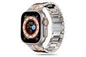 Smartklokke - Tilbehør - Tech-Protect Line Bracelet for Apple Watch 4 / 5 / 6 / 7 / 8 / 9 / SE / Ultra 1 / 2 (42 / 44 / 45 / 49 mm) - Titanium Orange - 5906203697311