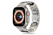 Smartklokke - Tilbehør - Tech-Protect Stainless Line Bracelet for Apple Watch 4 / 5 / 6 / 7 / 8 / 9 / SE / Ultra 1 / 2 (42/44/45/49 mm) - Titanium - 5906203699582