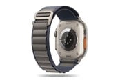 Smartklokke - Tilbehør - Tech-Protect Nylon Pro Strap for Apple Watch 4 / 5 / 6 / 7 / 8 / 9 / SE / Ultra 1 / 2 (42 / 44 / 45 / 49 mm) - Blue and Gray - 5906302302314