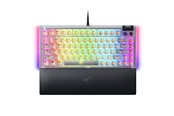 Tastatur - Razer BlackWidow V4 75% Hotswap - Tactile Mechanical - Phantom White Edition - Gamingtastatur - Uten numpad - Engelsk (USA) - Hvit - RZ03-05003500-R3M1