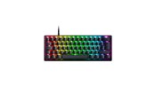 Tastatur - Razer Huntsman V3 Pro Mini (60%) - Analog Optical Gen-2 - Gamingtastatur - Uten numpad - Fransk - Svart - RZ03-04990500-R3F1
