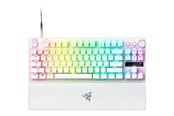 Tastatur - Razer Huntsman V3 Pro TKL 8Khz - Analog Optical Gen-2 - Gamingtastatur - Uten numpad - Engelsk (USA) - Hvit - RZ03-05521000-R3M1