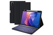 Nettbrett - Deksler og etui - Tech-Protect SC Pen Case for Xiaomi Redmi Pad 2 11.0 with Keyboard (US International) - Black - 5906302318728