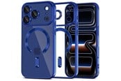 Mobil - Deksel og etui - Tech-Protect MagFlex MagSafe Case for iPhone 17 Pro - Clear and Navy Blue - 5906302334636