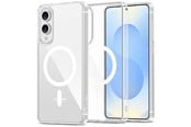 Mobil - Deksel og etui - Tech-Protect FlexAir Hybrid MagSafe Case for Samsung Galaxy S25 Edge - Transparent - 5906302363643