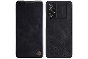 Mobil - Deksel og etui - Nillkin  Qin Leather Holster Case for Samsung Galaxy A73 Black - 6902048237667