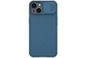 Mobil - Deksel og etui - Nillkin CamShield Pro Magnetic Case iPhone 14 Plus Case Cover for Camera Camera Blue (with MagSafe) - 6902048248465