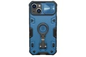 Mobil - Deksel og etui - Nillkin CamShield Armor Pro Magnetic Case iPhone 14 Plus Magnetic MagSafe Case with Camera Cover Blue - 6902048248847