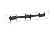 Veggmontering, AV-braketter & AV-møbler - Vision mounting kit - for 3 flat panels - landscape - powder coated matte black - Max 120 kg - recommended for 43" - VFM-MNU/L3X43