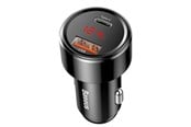 Mobil - Adaptere og ladere - Baseus Magic Series PPS digital display (Type-c PD+QC) Intelligent dual quick charging and car charging of 45W Black(*) - CCMLC20C-A01