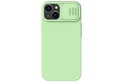 Mobil - Deksel og etui - Nillkin CamShield Magnetic Silicone Case iPhone 14 Plus Magnetic MagSafe Case with Camera Cover Green - 6902048249479
