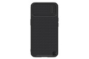 Mobil - Deksel og etui - Nillkin Textured S Case iPhone 14 Armored Case with Camera Cover Black - 6902048249530