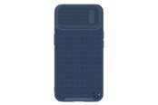 Mobil - Deksel og etui - Nillkin Textured S Case iPhone 14 Armored Case with Camera Cover Blue - 6902048249547