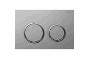 Installasjonssystemer - Geberit OMEGA20 flushplate, matt chrome/glossy - 115.085.JQ.1
