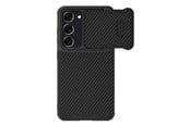 Mobil - Deksel og etui - Nillkin Synthetic Fiber S Case Samsung Galaxy S23 Cover Camera Cover Black - 6902048258242