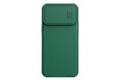 Mobil - Deksel og etui - Nillkin CamShield S Case iPhone 14 Pro Max Armored Case Camera Cover Green - 6902048258976