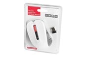 Mus - MODECOM MC-M9.1 - Mus - Optisk - 4 - Hvit - M-MC-00M9.1-200