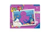 Kreative leker - Ravensburger CreArt Paint by Numbers - Octopus (Neon) - 120232575