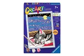 Kreative leker - Ravensburger CreArt Paint by Numbers - Dreaming Cats - 12023262 9