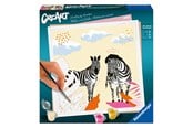 Kreative leker - Ravensburger Paint by Numbers - Zebra - 236664