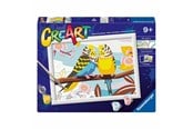 Kreative leker - Ravensburger CreArt Paint by Numbers - Parrots - 23975 7