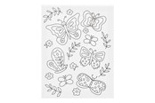 Kreative leker - Creativ Company Painting canvas with print butterflies - 24x30cm - 257234
