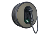 Lading av elbil - IQ-Plug IQ-home EV Charger 11kW – Type 2 Wallbox med 5,5m integrert kabel – WiFi – Produsert i Danmark - iqhome111