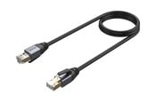 Nettverkskabel - Unitek network cable - 3 m - black - Svart - 3m - C18149AGY03-3M