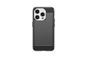 Mobil - Deksel og etui - Hurtel Flexible Carbon Pattern Case for iPhone 15 Pro Carbon Case - Black - 5907769356483