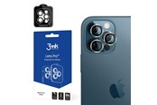Mobil - Beskyttelsesglass - 3mk Lens Protection Pro iPhone 12 Pro Camera lens protection with mounting frame 1 pc. - 5903108452335