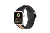 Smartklokke - Tilbehør - Dux Ducis  Strap (Outdoor Version) Apple Watch Ultra Strap SE 9 8 7 6 5 4 3 2 1 (49 45 44 42 mm) Nylon Band Bracelet Black/Orange - 6934913035337