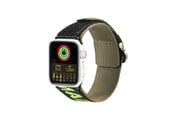 Smartklokke - Tilbehør - Dux Ducis Strap (Outdoor Version) Apple Watch Ultra Strap SE 9 8 7 6 5 4 3 2 1 (49 45 44 42 mm) Nylon Band Bracelet Black/Green - 6934913035368