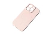 Mobil - Deksel og etui - Hurtel MagSafe Compatible Silicone Case for iPhone 15 Plus Silicone Case - Cream - 5907769356889