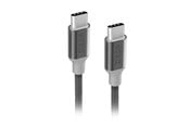 USB - SBS TECABLETCC20BK USB-C Cable - USB-C 25W Power Delivery 1.5m - Gray - TECABLETCC20BK