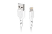 USB - SBS TECABLEUSBIP589W USB-A - Lightning Cable - White - TECABLEUSBIP589W