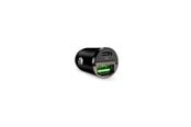 Mobil - Adaptere og ladere - Puro Mini 30W Power Delivery USB-C USB-A Car Charger - Black - FCMCHUSBAC30WBLK
