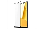 Mobil - Deksel og etui - Dux Ducis 9D Tempered Glass Tempered Glass Vivo Y16 / Y02s Full Screen Protector with Frame Black (Case Friendly) - 6934913032855