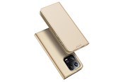 Mobil - Deksel og etui - Dux Ducis Skin Pro Case Xiaomi 13 Pro Flip Cover Card Wallet Stand Gold - 6934913031681