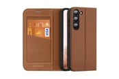 Mobil - Deksel og etui - Dux Ducis Skin X2 Samsung Galaxy S23+ Case Flip Cover Wallet Stand Brown - 6934913031445