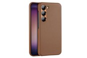 Mobil - Deksel og etui - Dux Ducis Grit Samsung Galaxy S23+ Elegant Faux Leather Cover Brown - 6934913030370