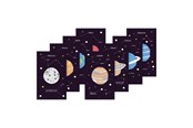Kreative leker - PlayMais Mosaic Cards Decorate Solar System - 161010.25