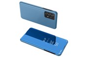 Mobil - Deksel og etui - Hurtel Clear View Case Flip Cover for Samsung Galaxy A73 Blue - 5907769340024