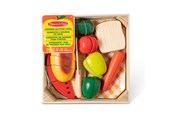 Treleker - Melissa & Doug Food Play Wooden Cutting Food - 6074881