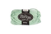Kreative leker - Creativ Company Cotton yarn Size 8/8 L: 80-85 M Mint Green - 50gr. - 461210