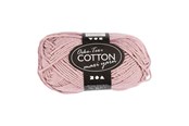 Kreative leker - Creativ Company Cotton yarn Size 8/8 L: 80-85 M Lavender - 50gr. - 461170