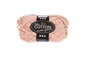 Kreative leker - Creativ Company Cotton yarn Size 8/8 L: 80-85 M Beige - 50gr. - 461160