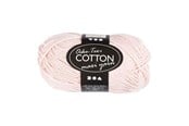 Kreative leker - Creativ Company Cotton yarn Size 8/8 L: 80-85 M Dusty Rose - 50gr. - 461140
